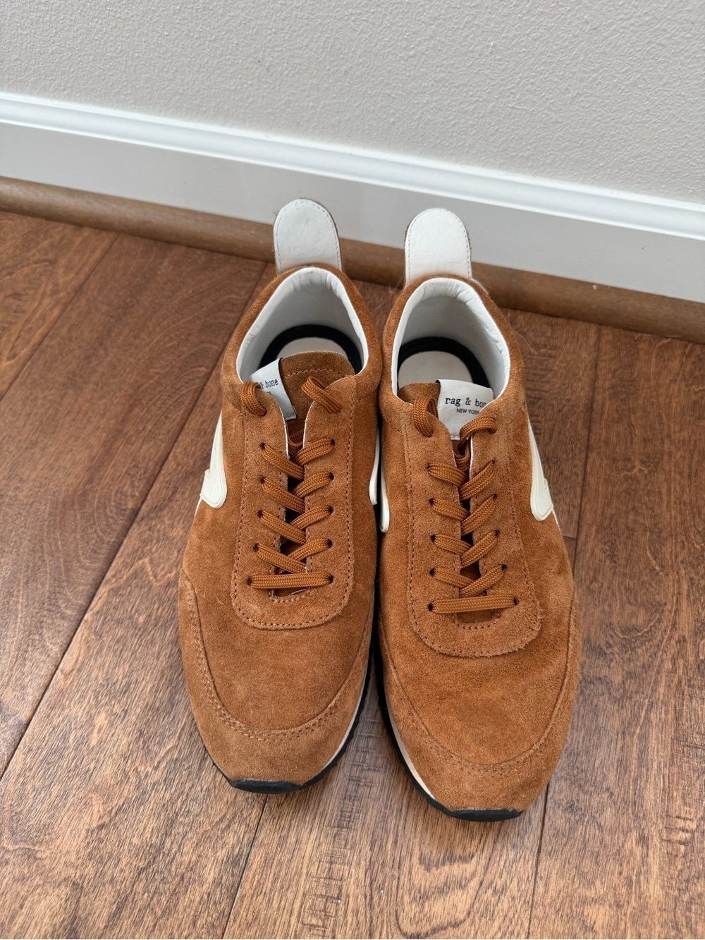 🏷️💚🔥rag & bone - Brown Suede Low-Top Sneakers - 9 - Picture 3 of 6